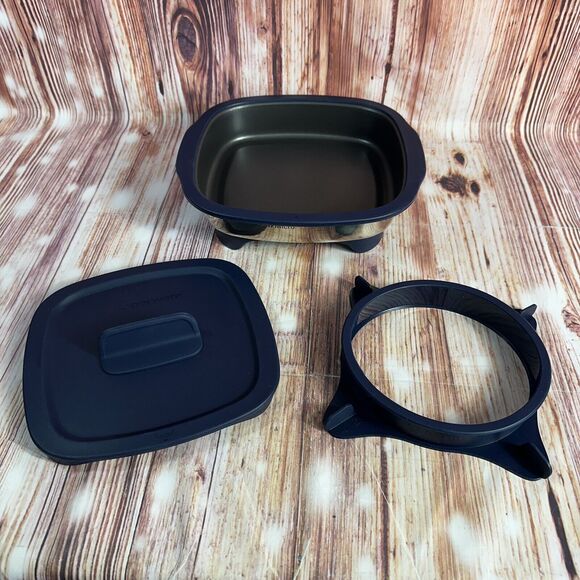 Tupperware Other - Tupperware MicroPro Grill Set Base Lid Ring 8682D-1 8274B-2 Microwave Cooking
